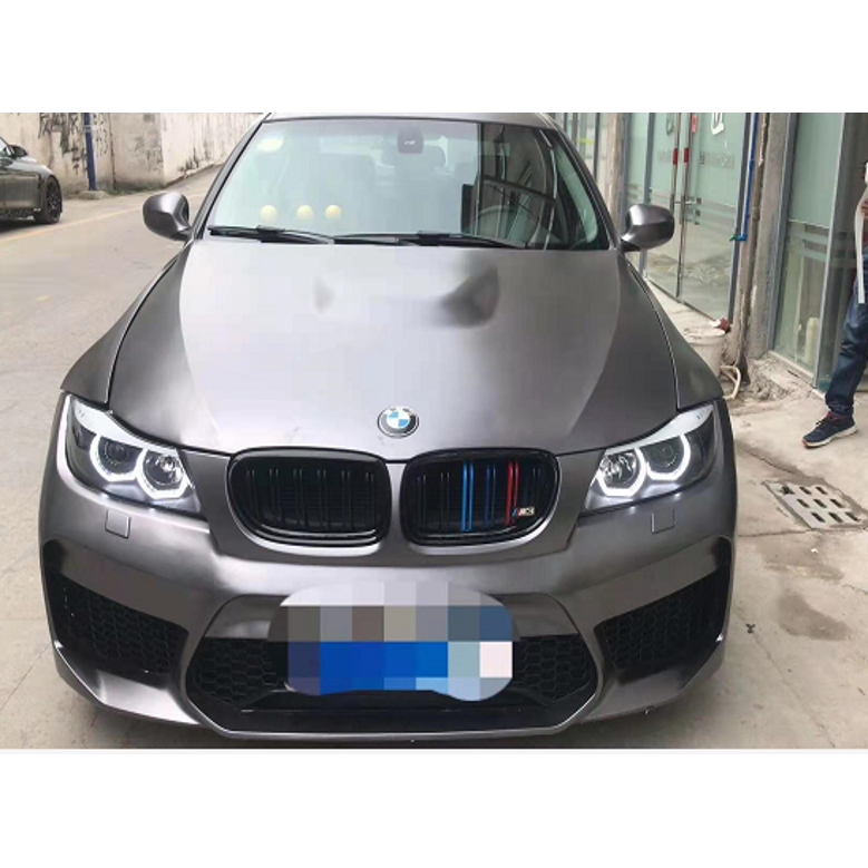 全新頭唇包圍（BMW 3系列專用）- E90改M3無孔機蓋（鐵）