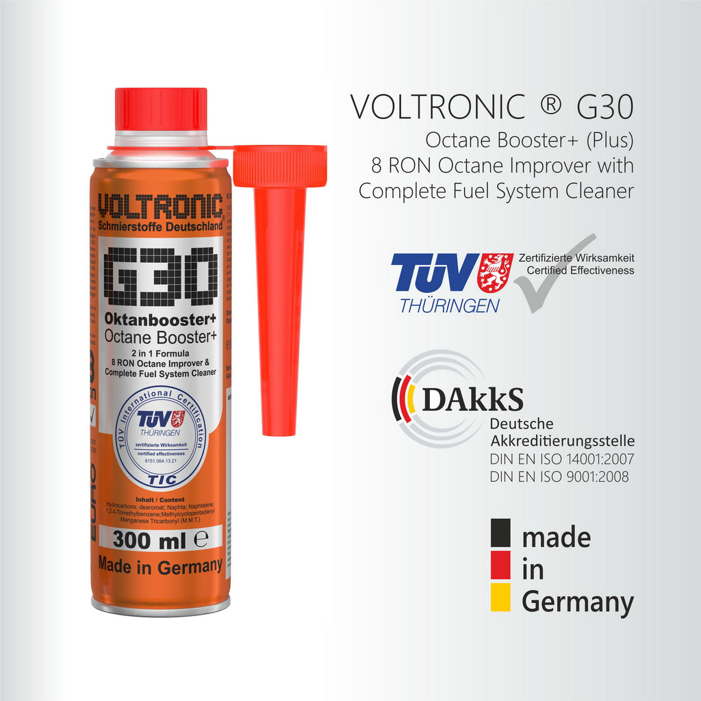 VOLTRONIC G30 高性能汽油燃料添加劑 - 300ml