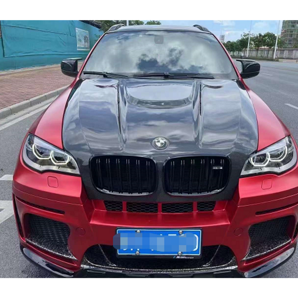 全新頭唇包圍（BMW X6系列專用）- E71改哈曼機蓋