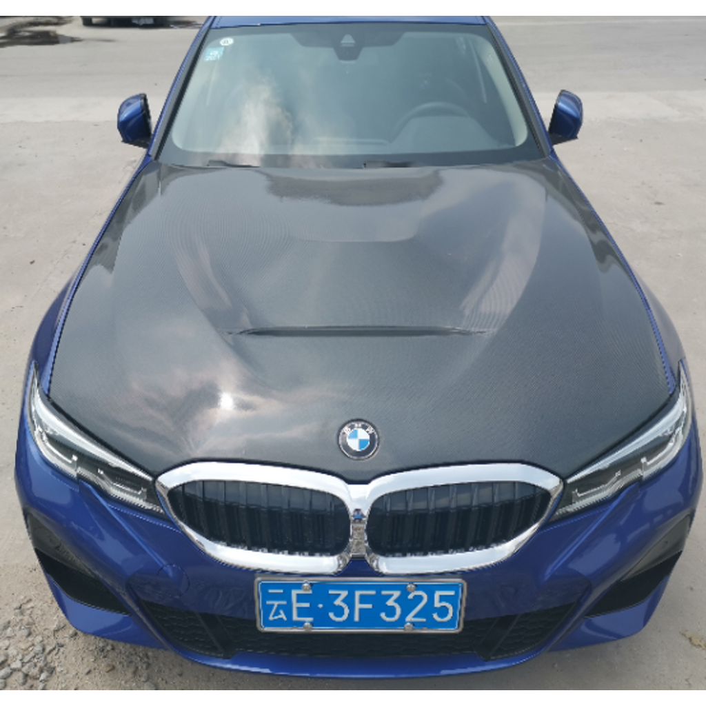 全新頭唇包圍（BMW 3系列專用）- G20改GTS碳纖維引擎蓋
