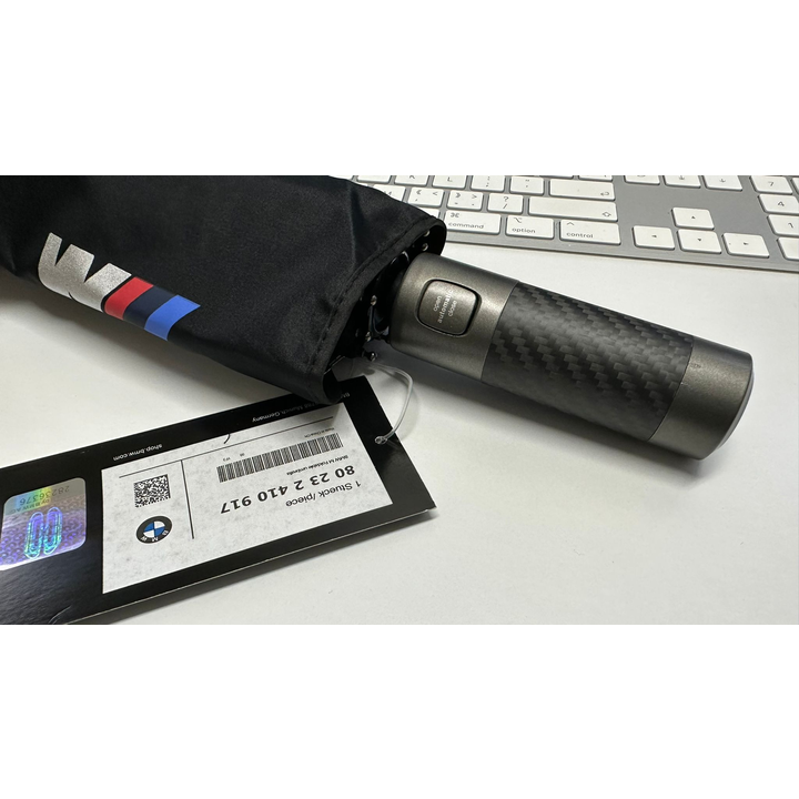 BMW 80232410917 寶馬限量版碳纖維手柄嵌入式口袋傘